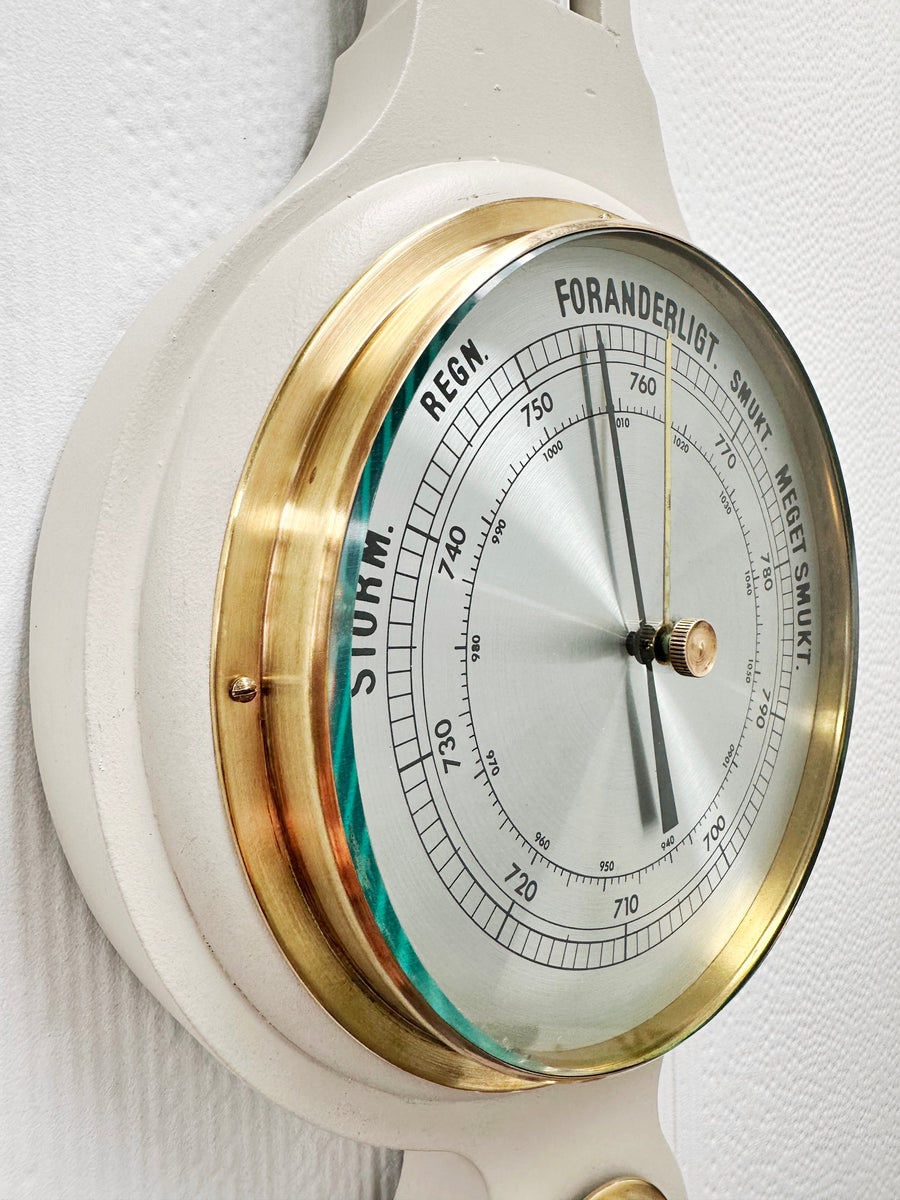 Vintage Wall Barometer, Thermometer & Hygrometer Adelaide Clocks