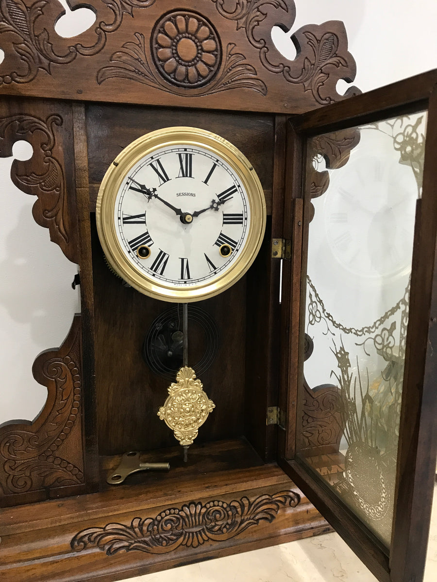Antique Sessions Mantel Clock Adelaide Clocks