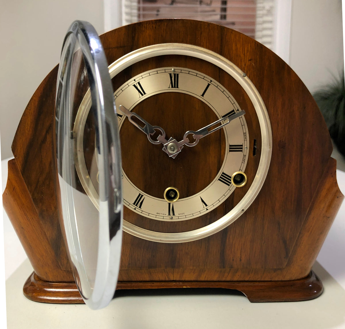 Vintage PERIVALE ANVIL Westminster Chime Mantel Clock Adelaide Clocks