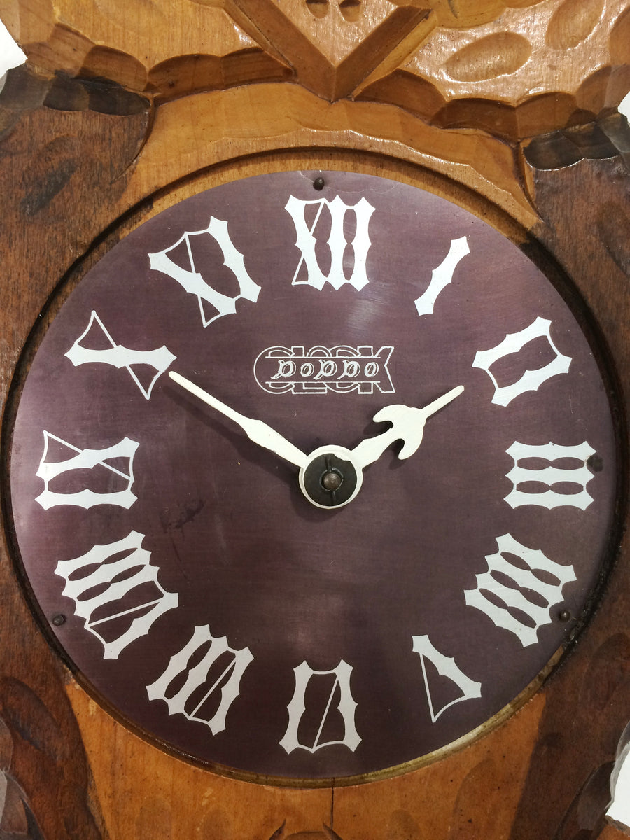 Vintage Poppo Owl Cuckoo Clock Adelaide Clocks