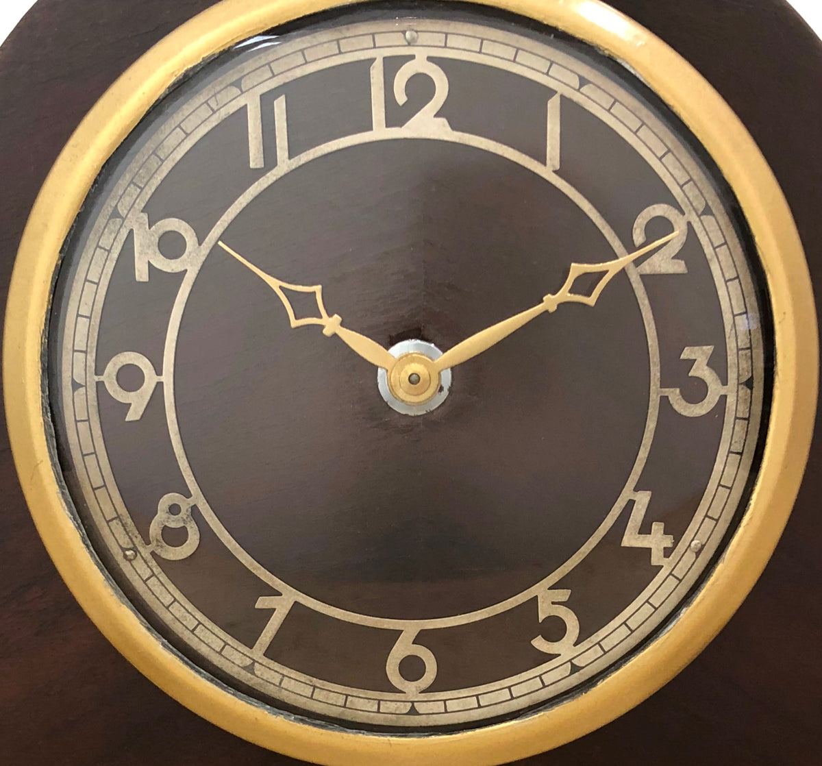 Vintage Art Deco British Electric Mantel Clock Adelaide Clocks