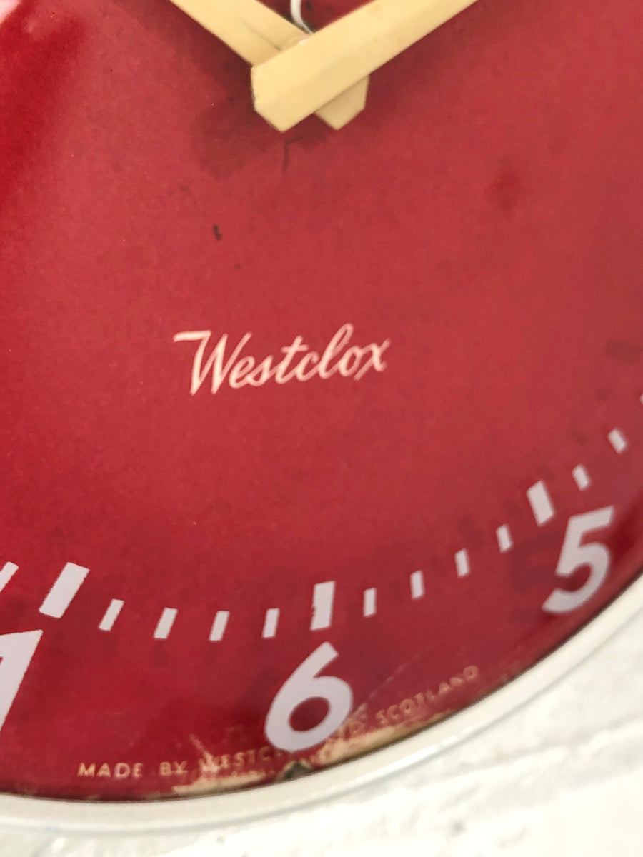 Vintage WESTCLOX Electric Retro Wall Clock Adelaide Clocks