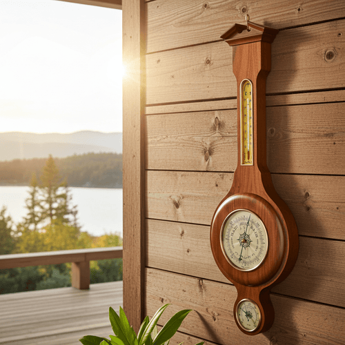 Vintage FRISY Wall Barometer, Thermometer & Hygrometer | Adelaide Clocks