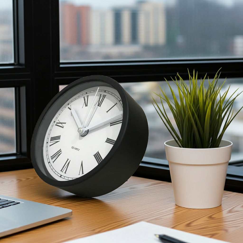 NEW Modern Desk Clock {quartz}