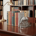Vintage Cast Solid Silver Grazing Saddle Horse Bookends | Adelaide Clocks