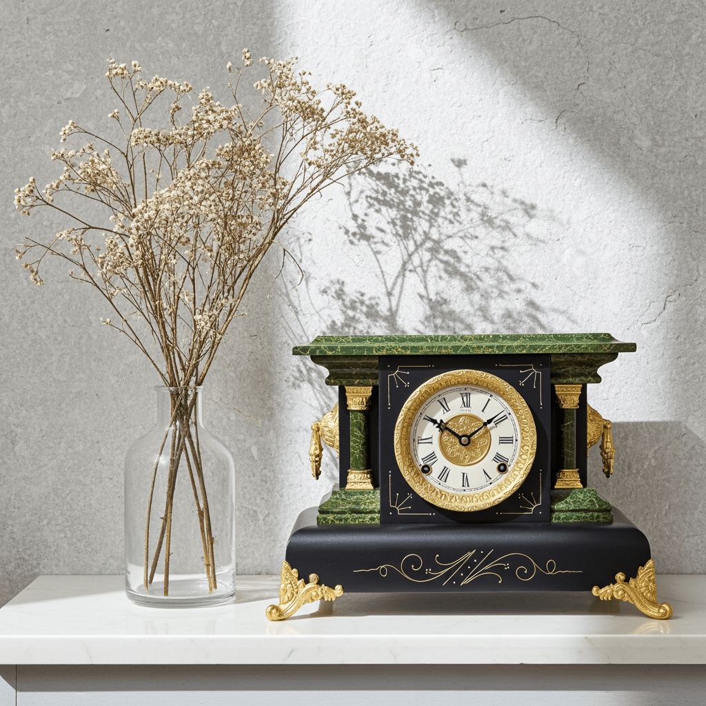 Antique WELCH Pendulum Strike Mantel Clock | Adelaide Clocks
