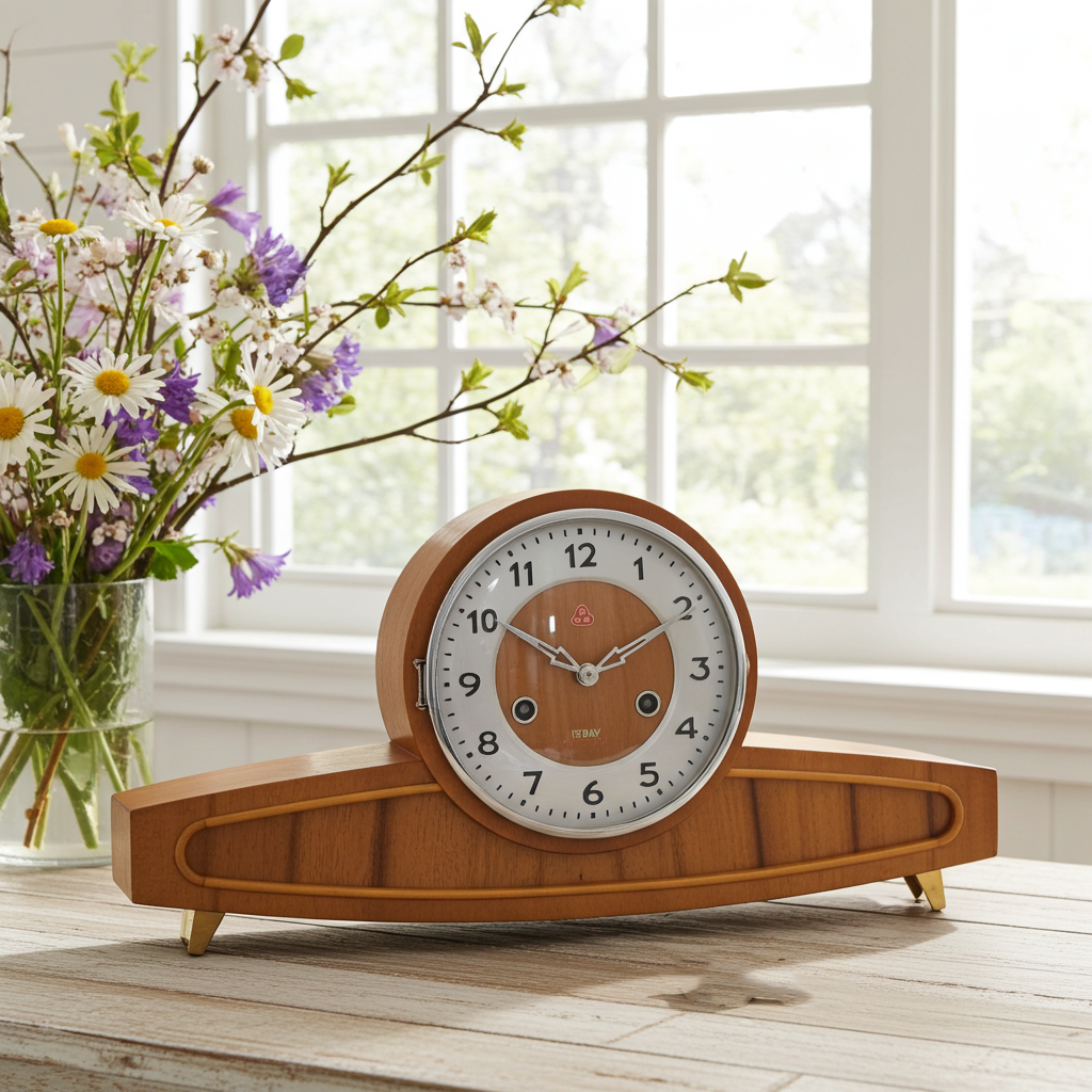 Vintage Original 15 Day Retro Mantel Clock | Adelaide Clocks
