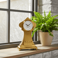 Vintage Art Nouveau Brass Mercedes German Mantel Clock | Adelaide Clocks