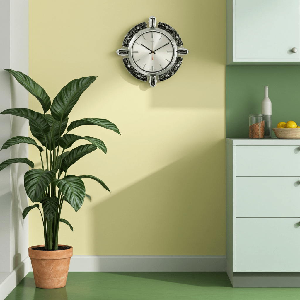 Vintage Starburst METAMEC Electric Wall Clock | Adelaide Clocks