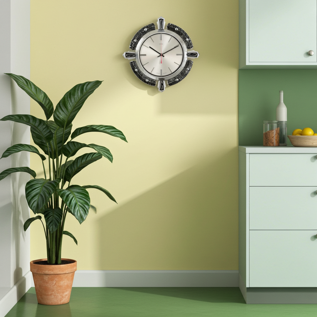 Vintage Starburst METAMEC Electric Wall Clock | Adelaide Clocks