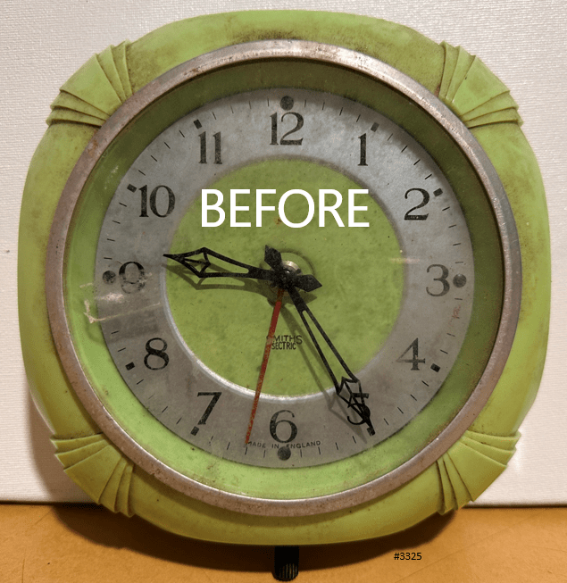 Vintage Green Bakelite Smiths Sectric Kitchen Wall Clock | Adelaide Clocks