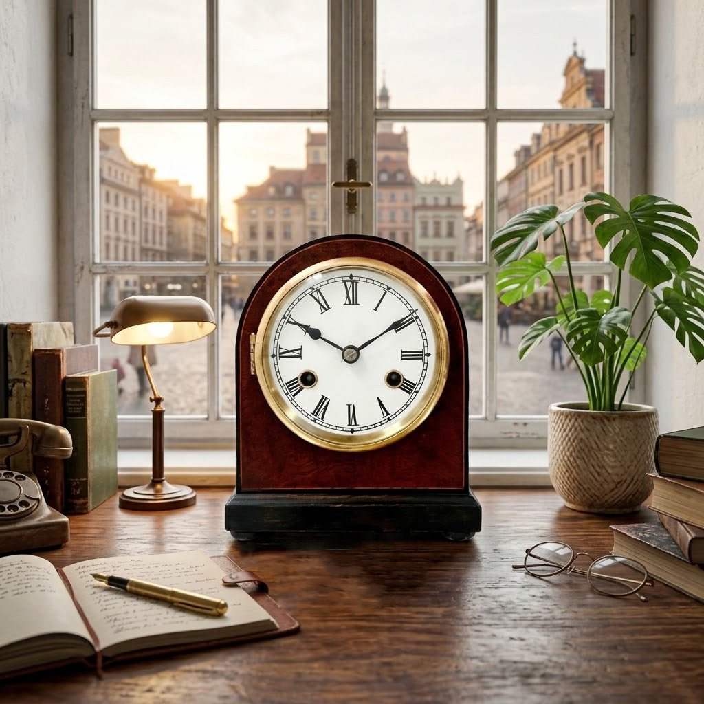 Vintage Cathedral Hammer on Coil Strike Mantel Clock | Adelaide Clocks