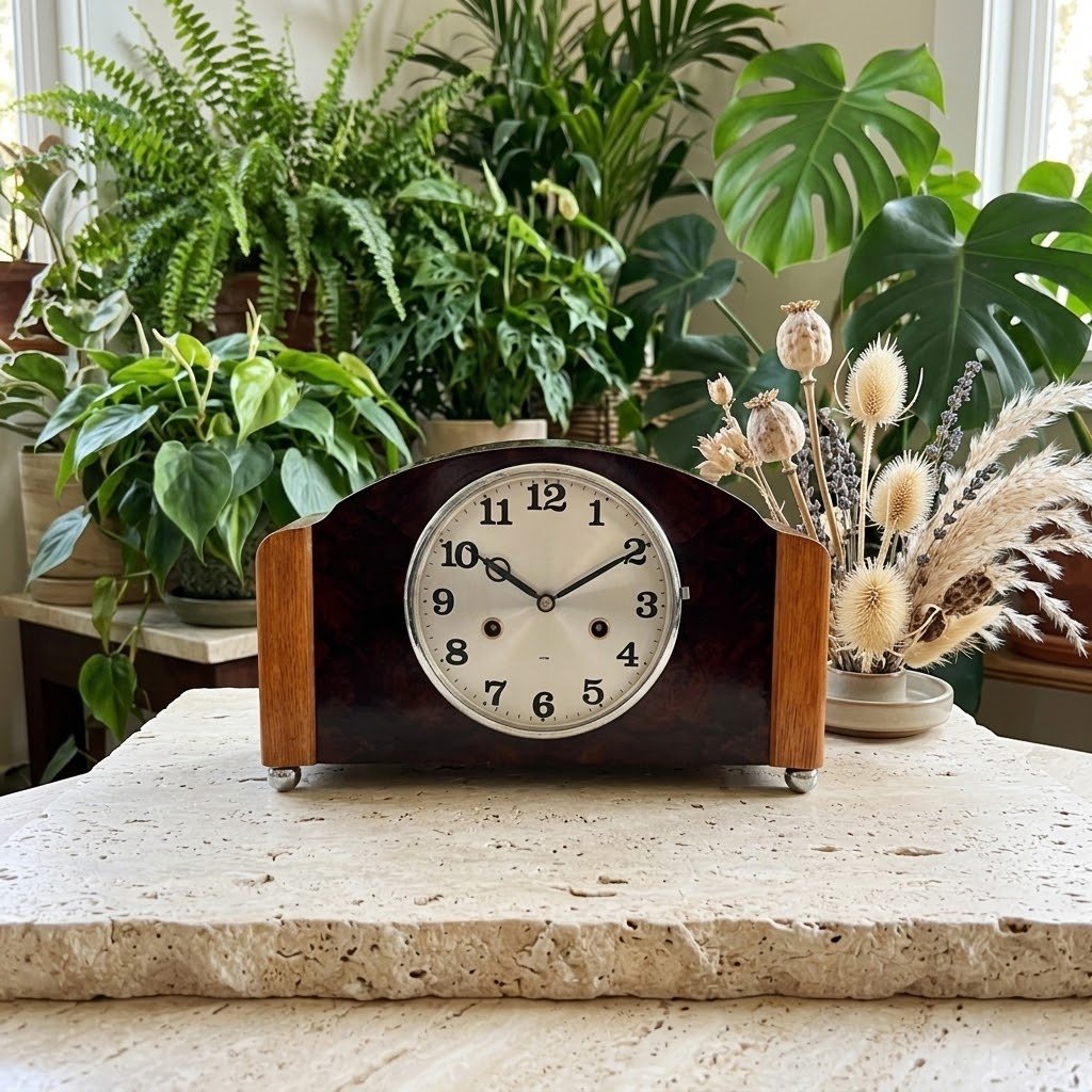 Vintage HAC Inpro Hammer on Coil Strike Mantel Clock | Adelaide Clocks