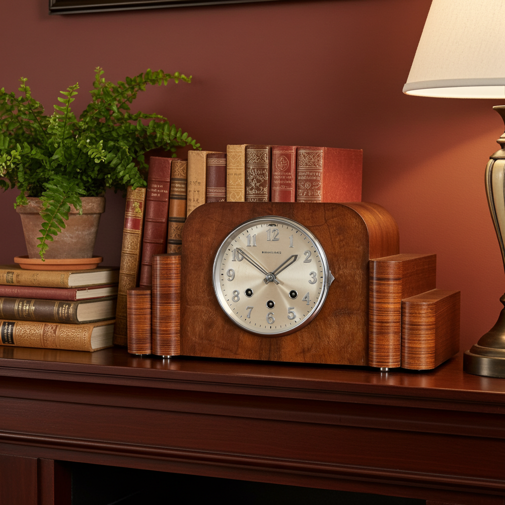 Vintage Dunklings Westminster Melody Chime Mantel Clock | Adelaide Clocks