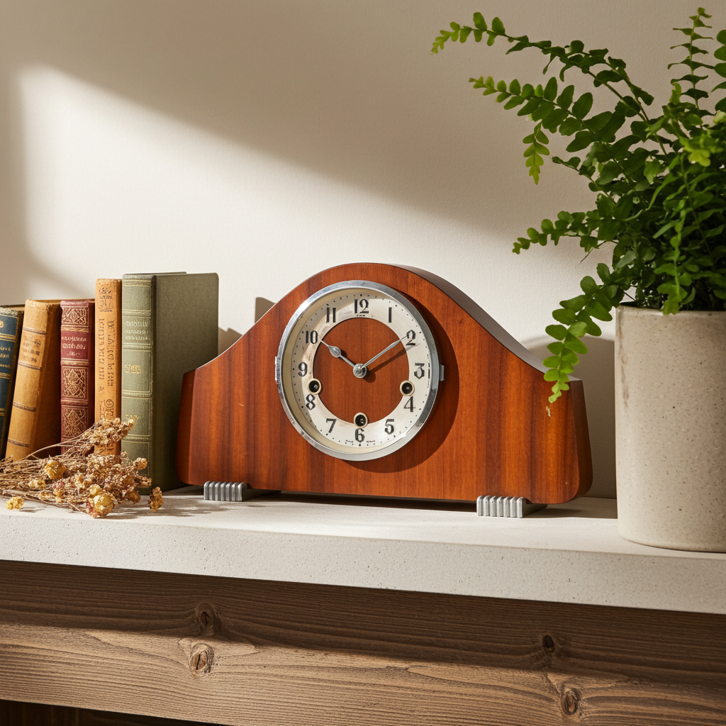 Vintage Art Deco Enfield Hammer Strike Pendulum Mantel Clock | Adelaide Clocks