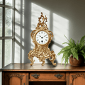 Antique Figural French Spelter Mantel Clock | Adelaide Clocks