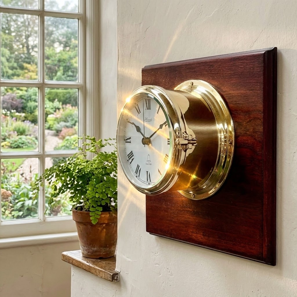 HERMLE Musical Ship's Bell Chime Quartz Wall Clock |  Adelaide Clocks