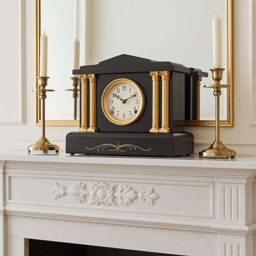 Antique Sessions Quartz Mantel Clock | Adelaide Clocks