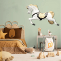 Vintage Carnival Horse Wall Hanging Sculpture | Adelaide Clocks