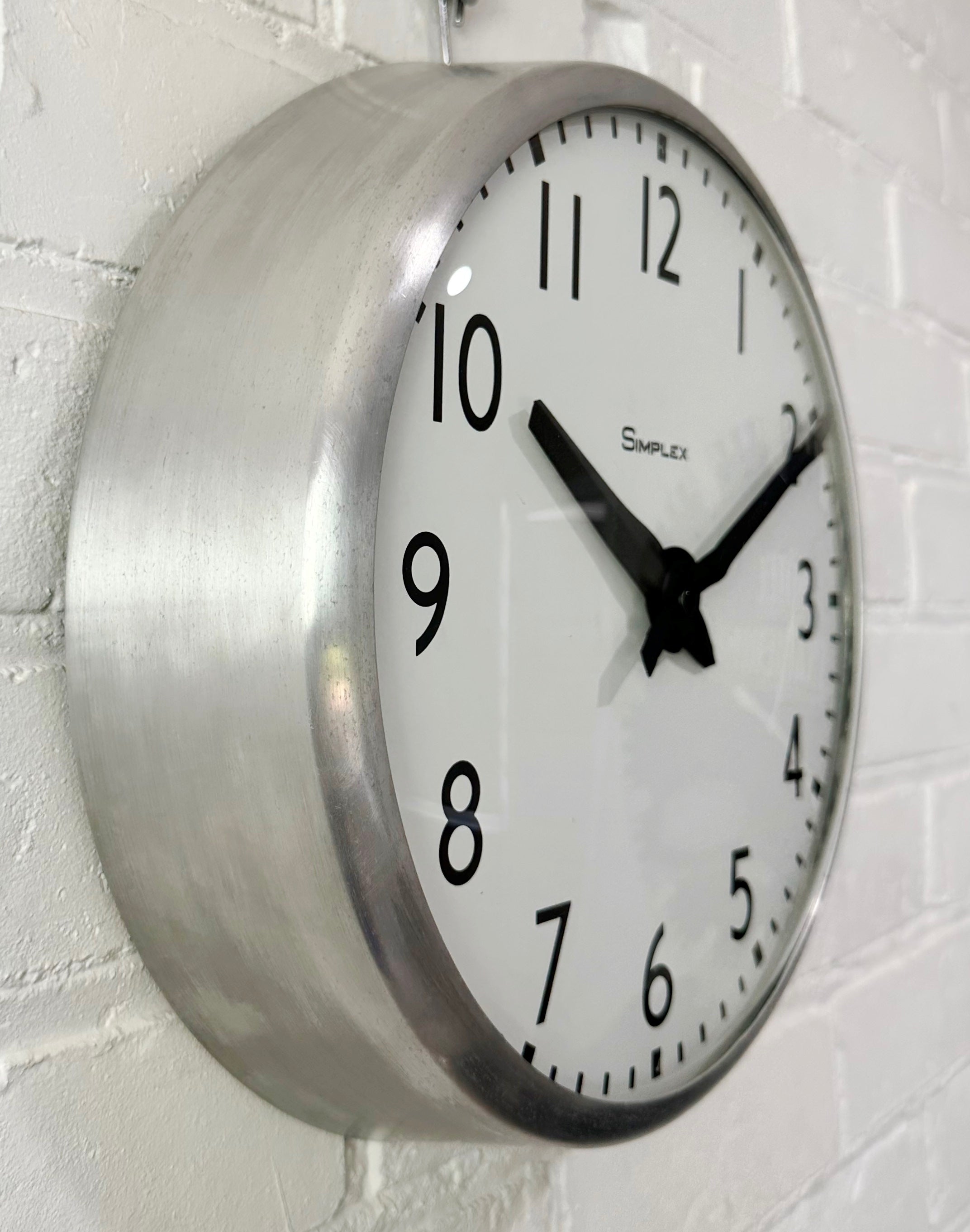 Vintage SIMPLEX Battery Wall School Clock | Adelaide Clocks
