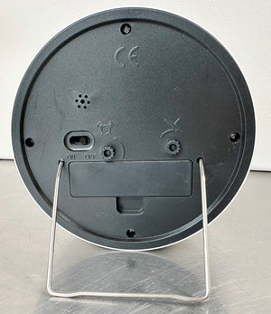 Modern Round Quartz Desk Clock with Alarm | Adelaide Clocks