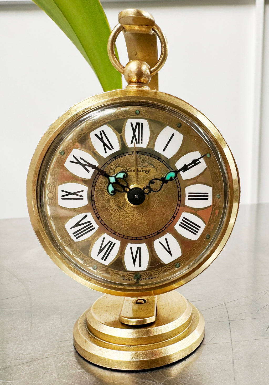 Vintage Blessing German Alarm Hanging Stand Bedside Desk Clock | Adelaide Clocks