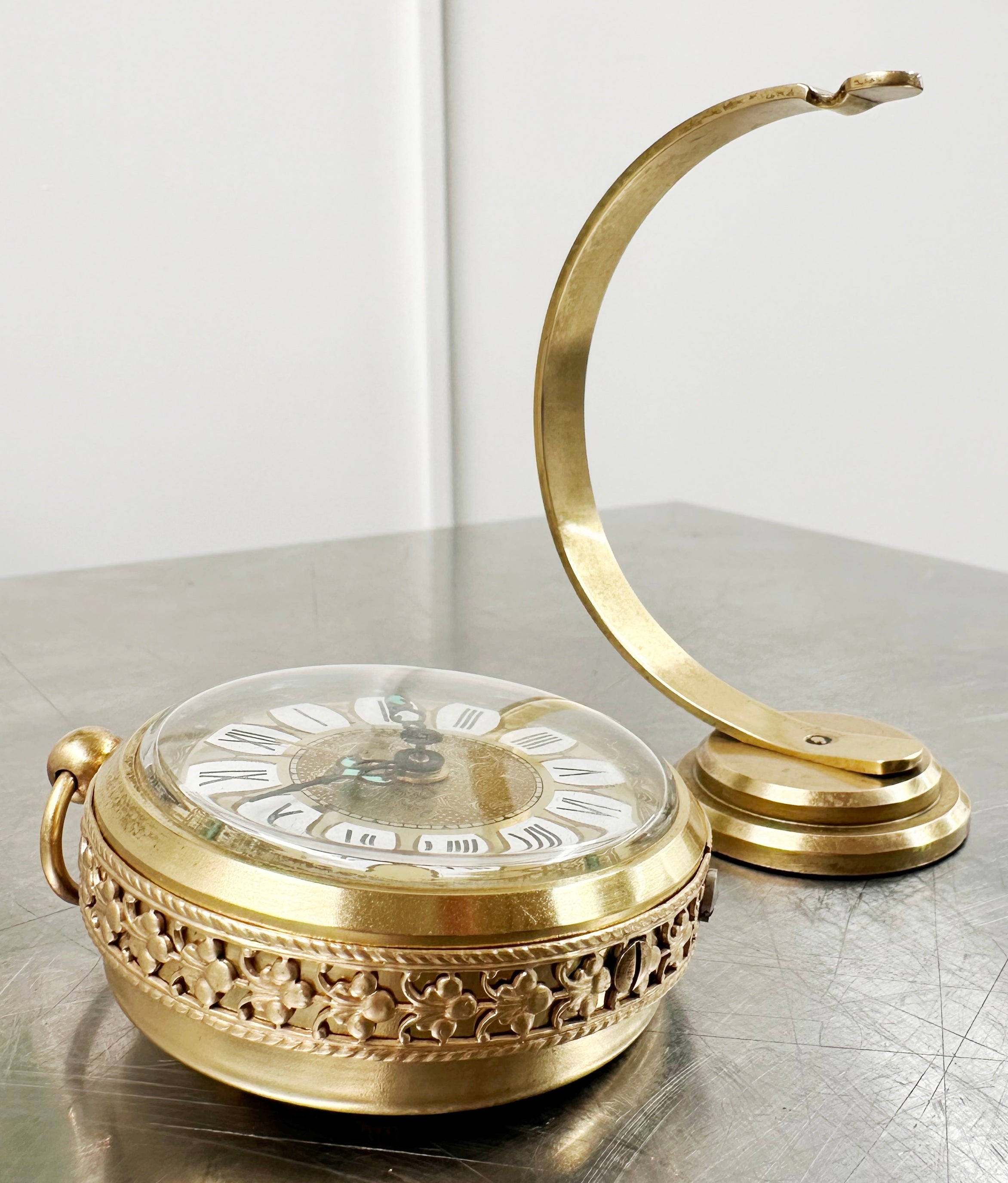 Vintage Blessing German Alarm Hanging Stand Bedside Desk Clock | Adelaide Clocks