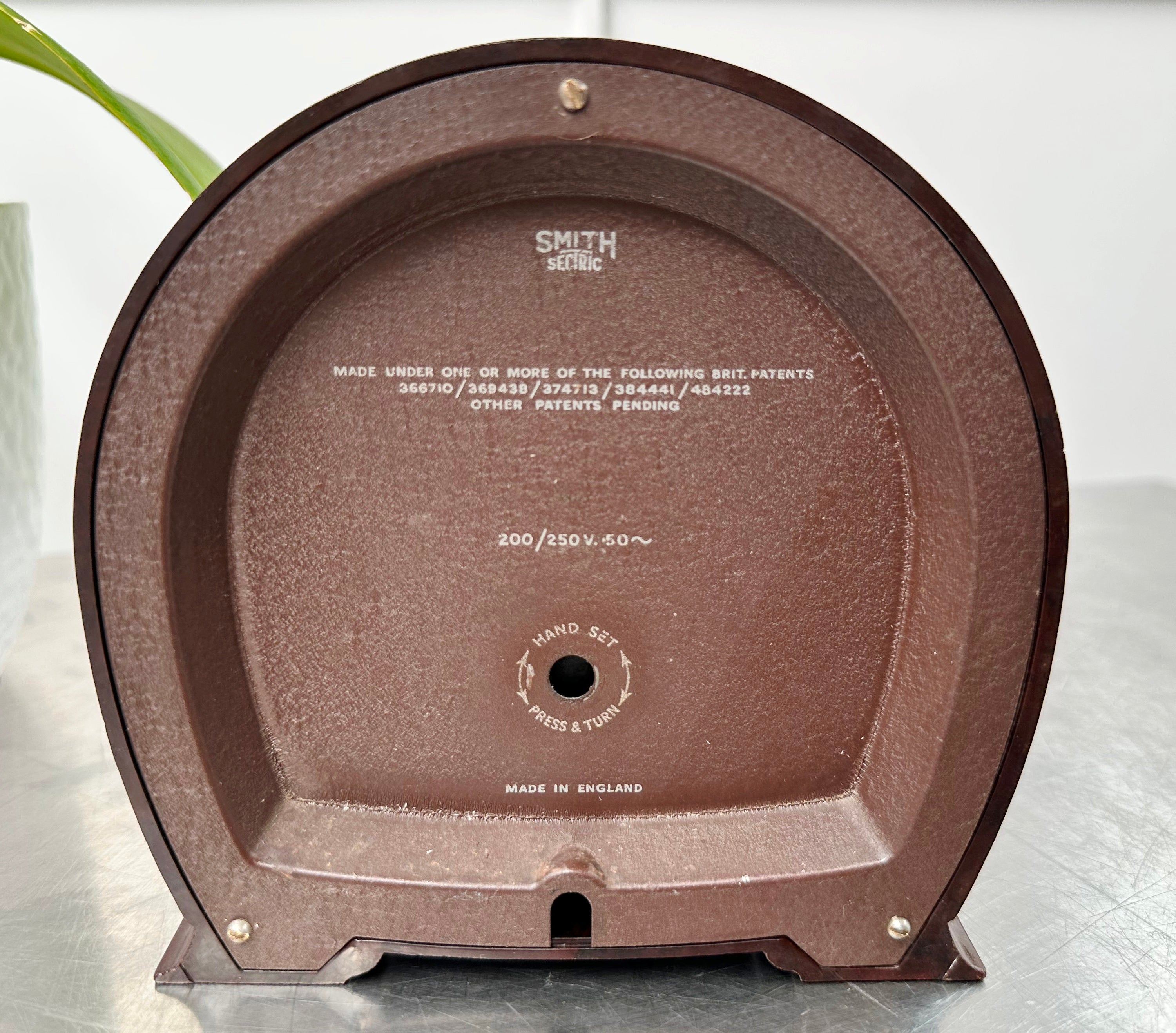 Vintage SMITH Sectric Bakelite England Mantle Clock | Adelaide Clocks