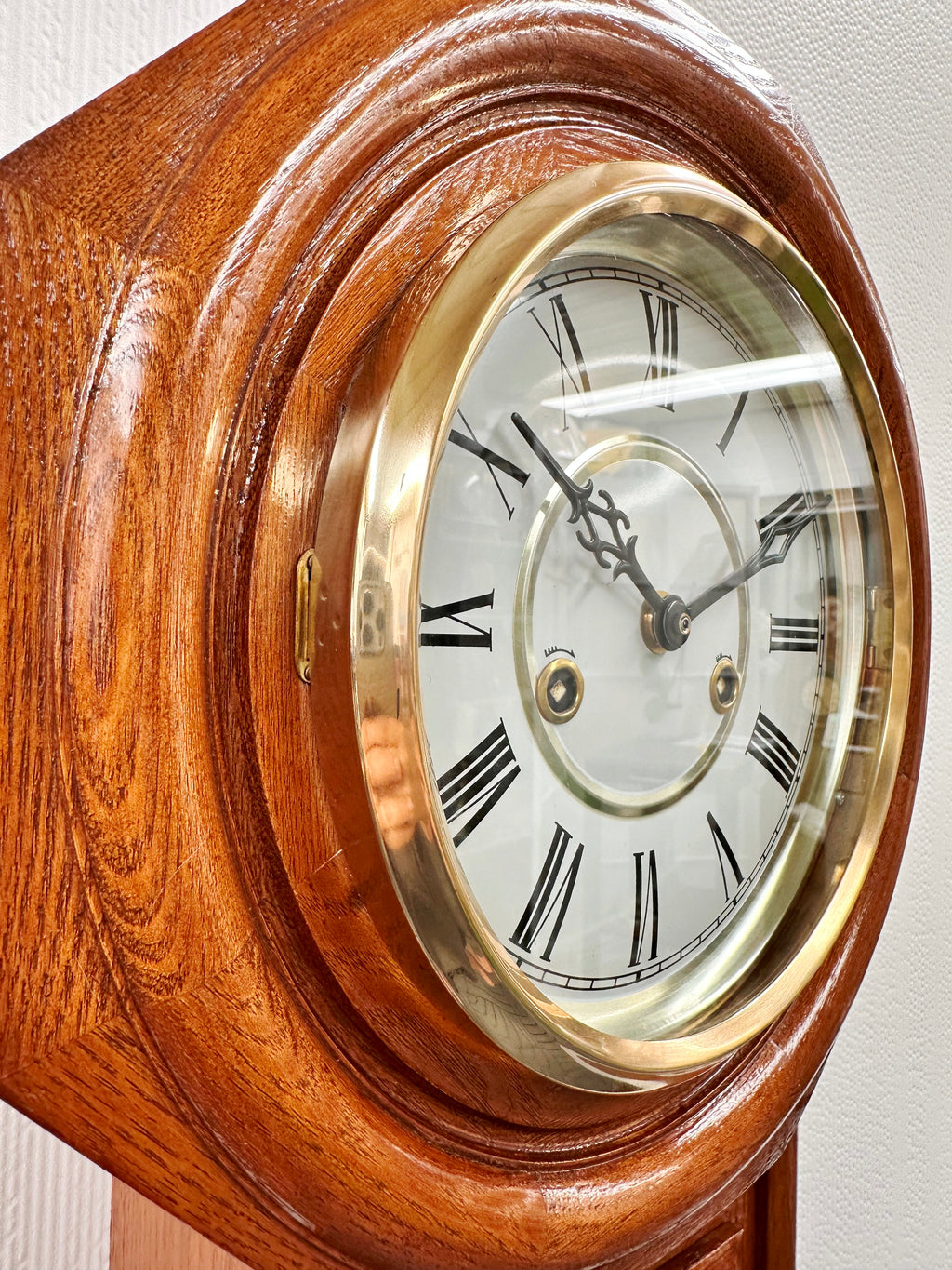 Vintage Regulator Pendulum Quartz Wall Clock | Adelaide Clocks