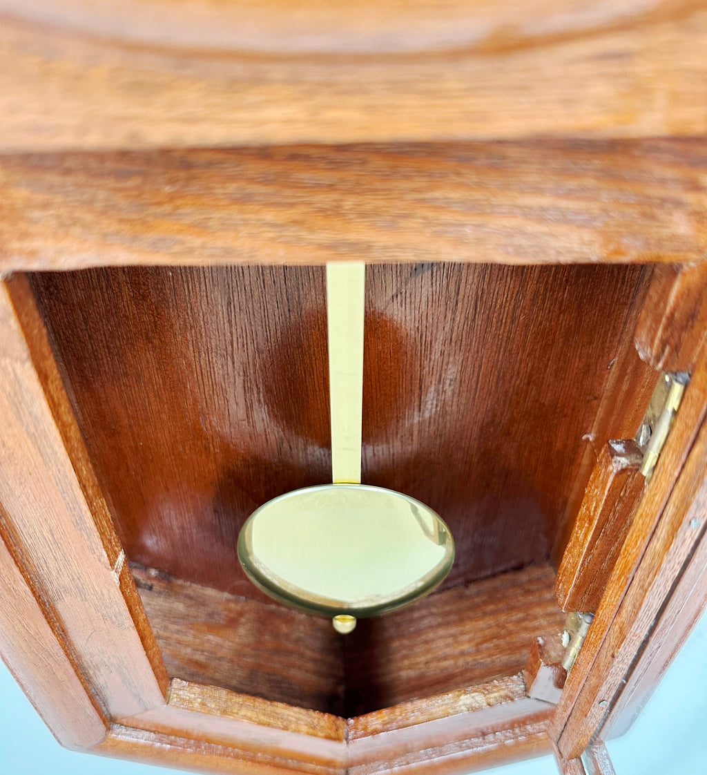 Vintage Regulator Pendulum Quartz Wall Clock | Adelaide Clocks