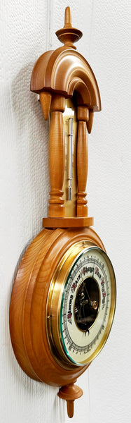 Vintage West German Wall Barometer & Thermometer | Adelaide Clocks