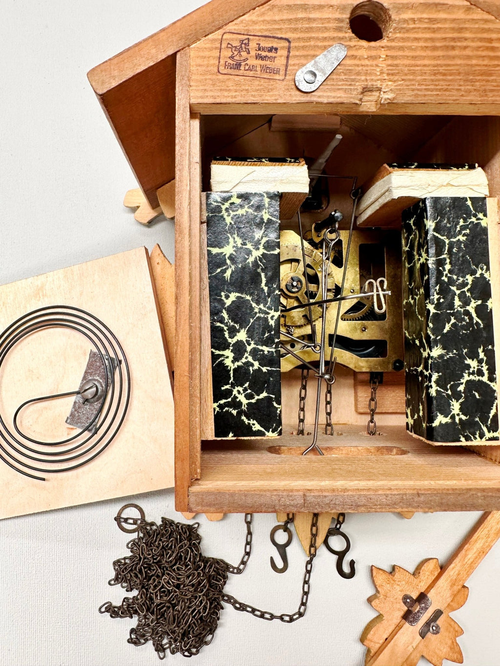 Vintage Black Forest Bird Chime Cuckoo Wall Clock | Adelaide Clocks