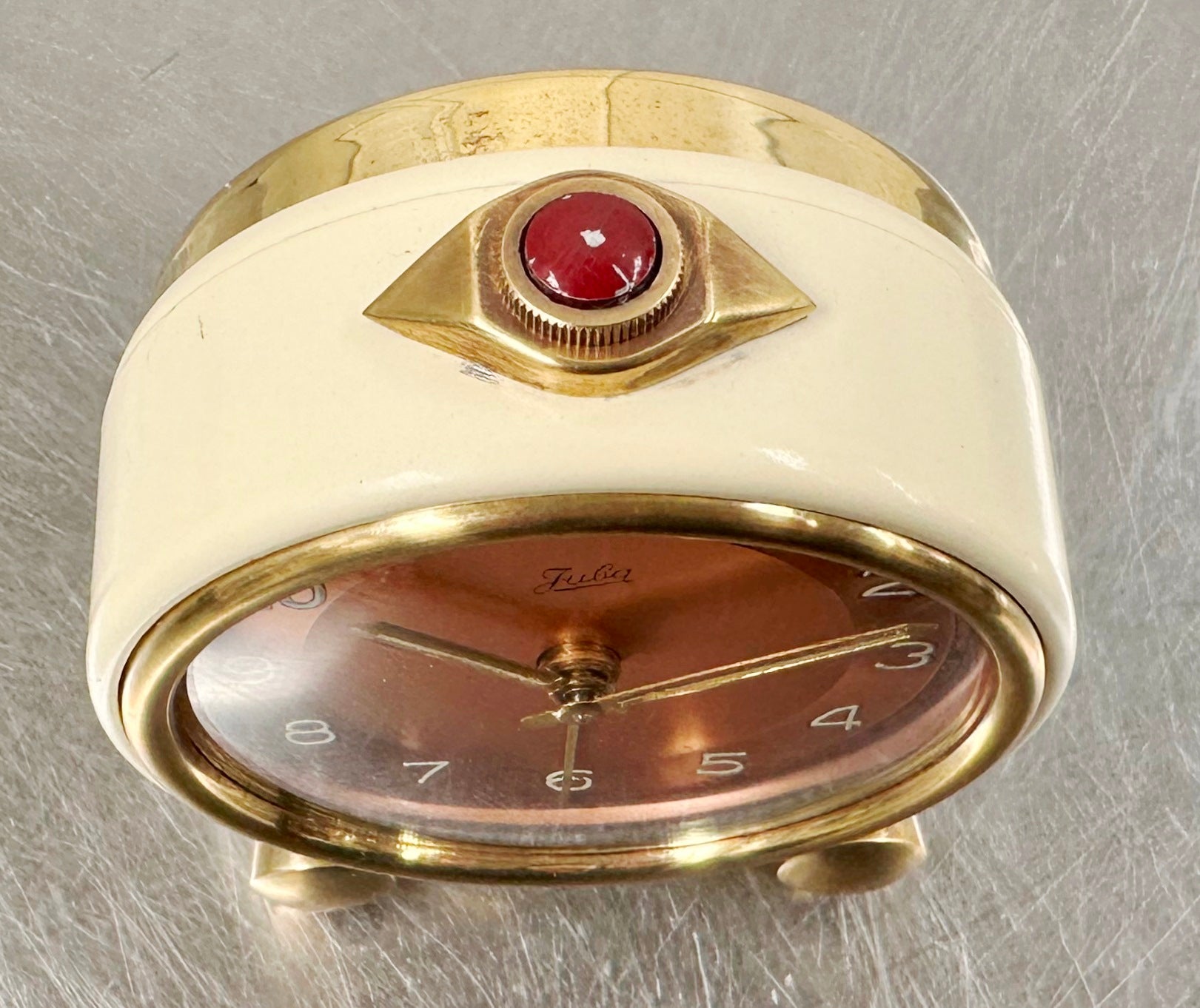 Vintage JUBA German Alarm Bedside Desk Clock | Adelaide Clocks