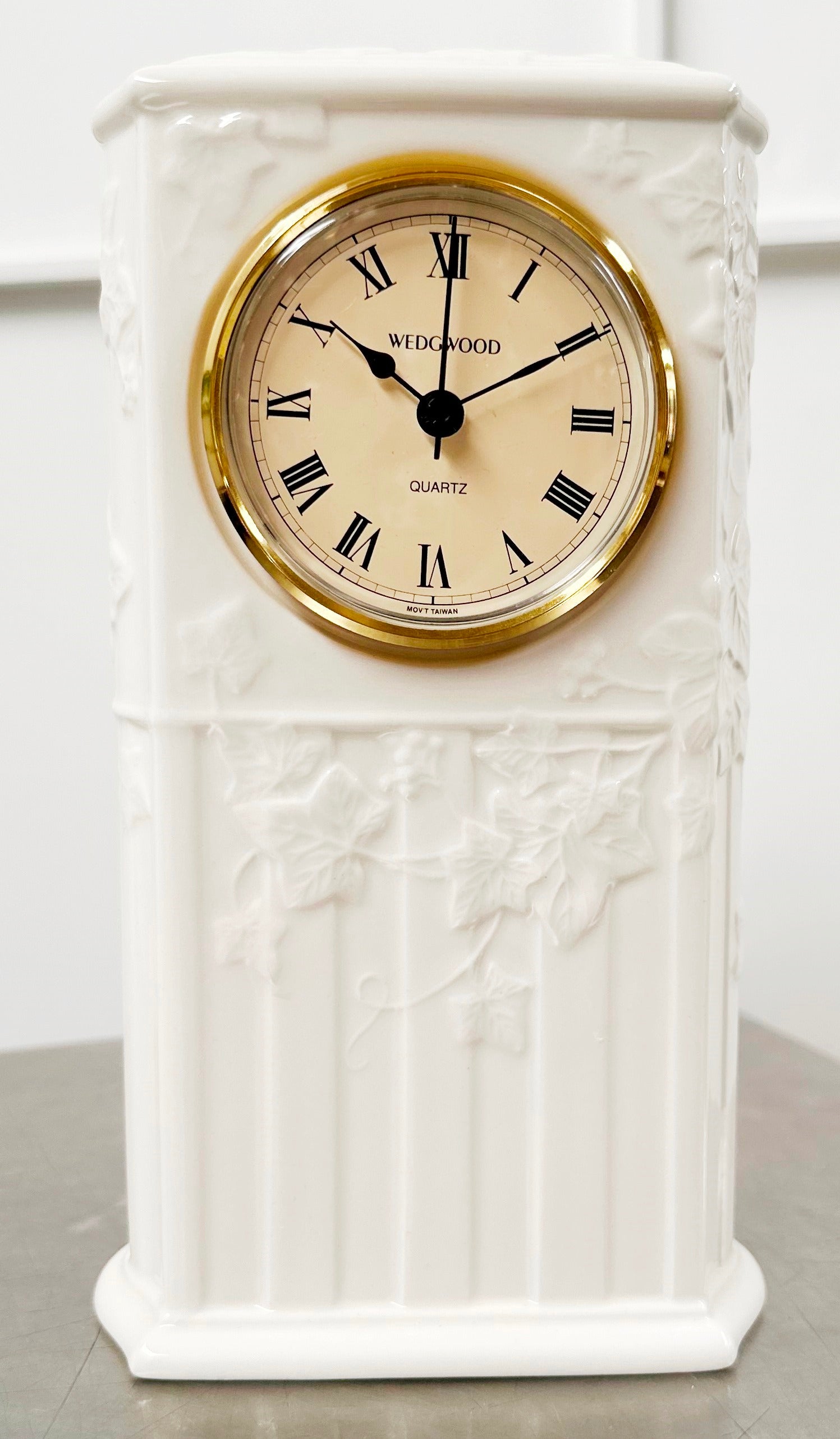Vintage Wedgwood England Earthenware Mantel Clock | Adelaide Clocks