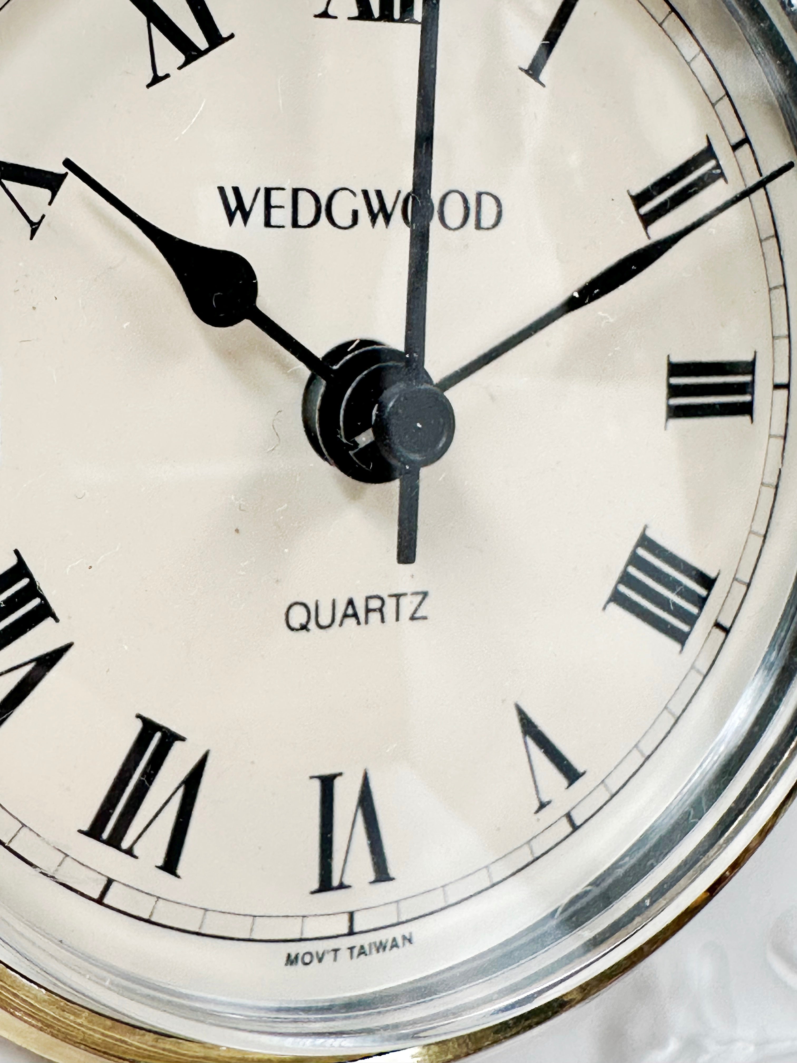 Vintage Wedgwood England Earthenware Mantel Clock | Adelaide Clocks