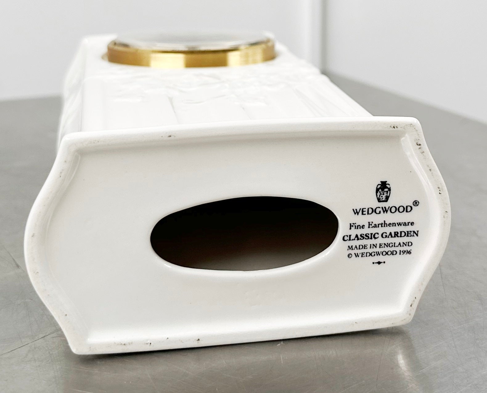 Vintage Wedgwood England Earthenware Mantel Clock | Adelaide Clocks