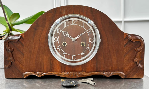 Original Vintage Enfield Hammer Chime Mantel Clock | Adelaide Clocks