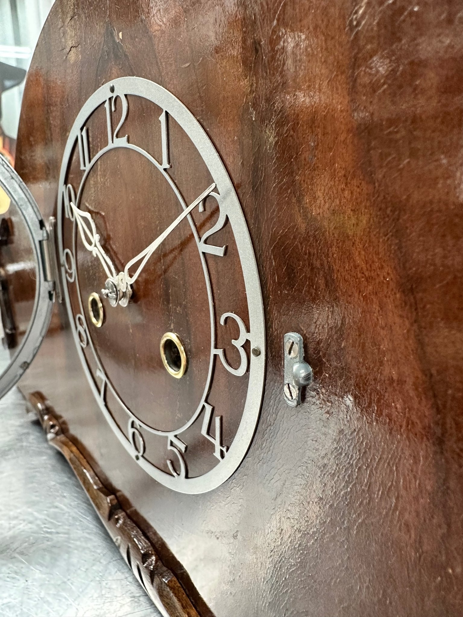 Original Vintage Enfield Hammer Chime Mantel Clock | Adelaide Clocks