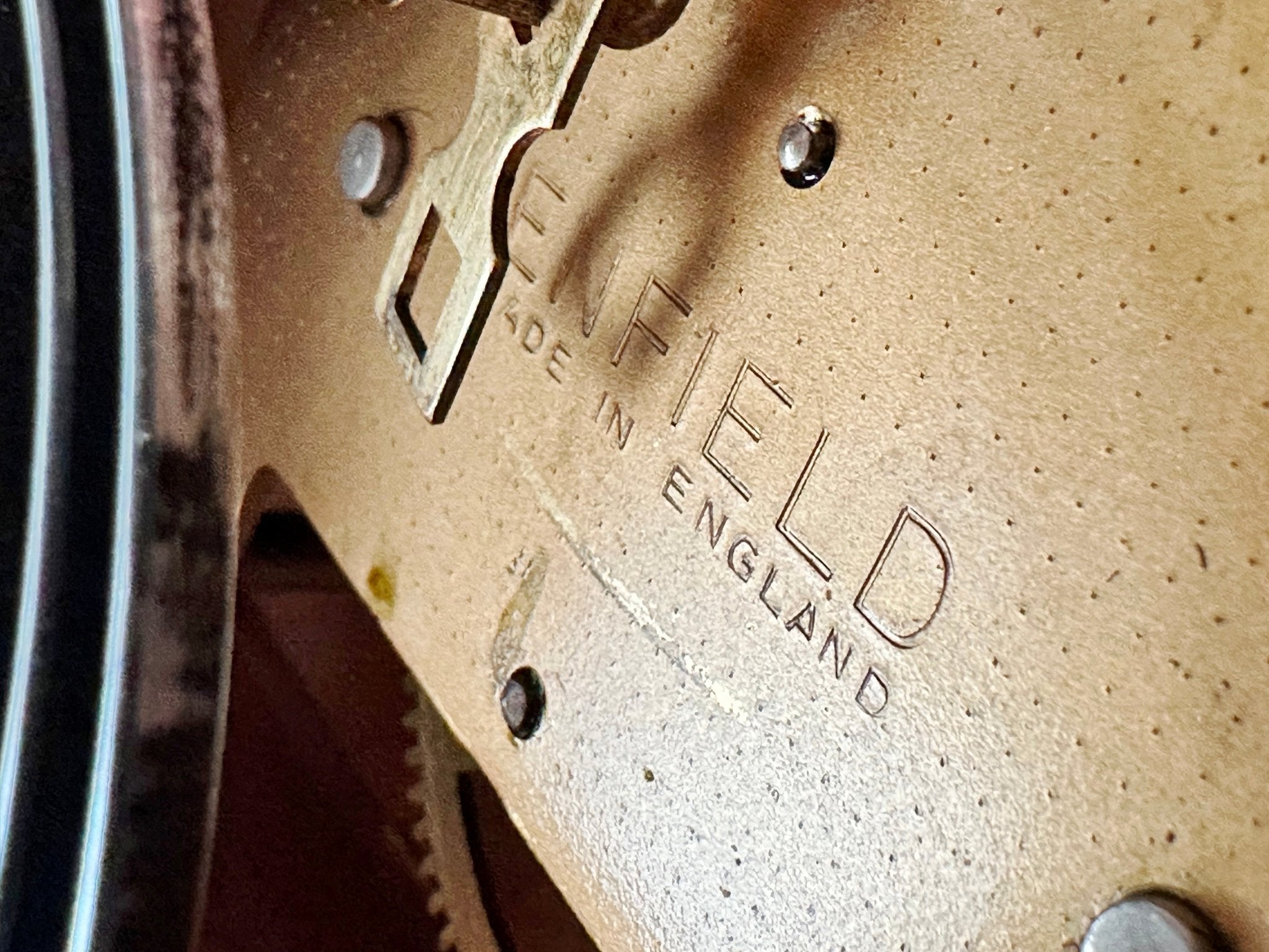 Original Vintage Enfield Hammer Chime Mantel Clock | Adelaide Clocks