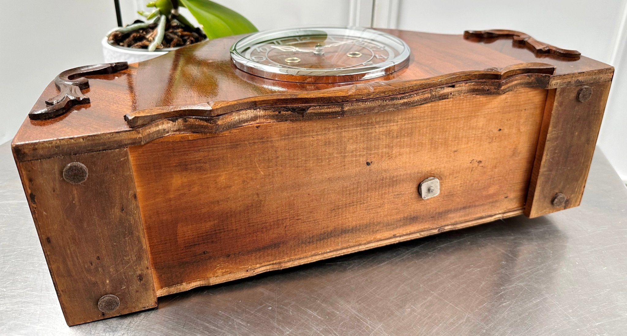 Original Vintage Enfield Hammer Chime Mantel Clock | Adelaide Clocks