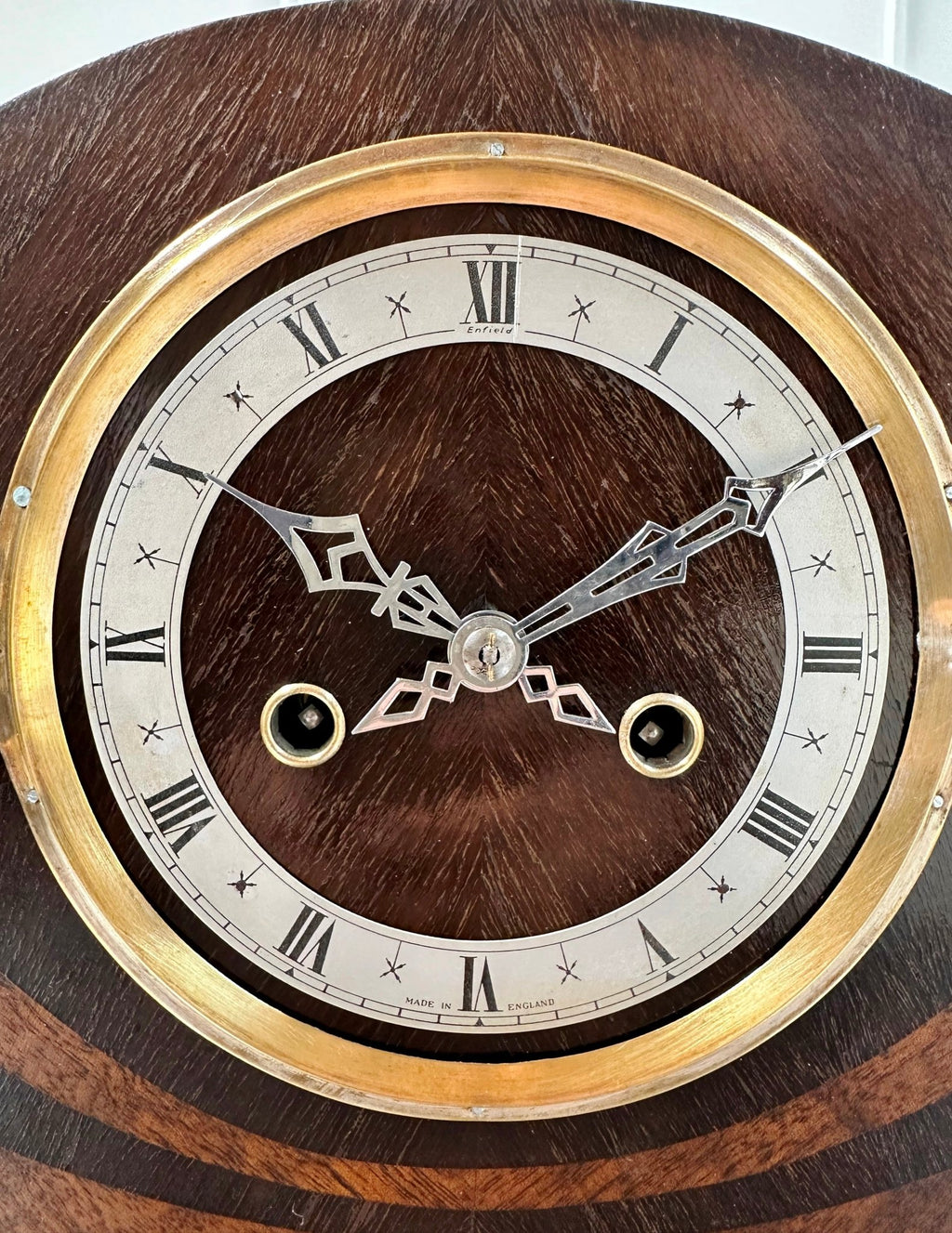 Vintage Enfield Hammer on Coil Strike Art Deco Mantel Clock | Adelaide Clocks