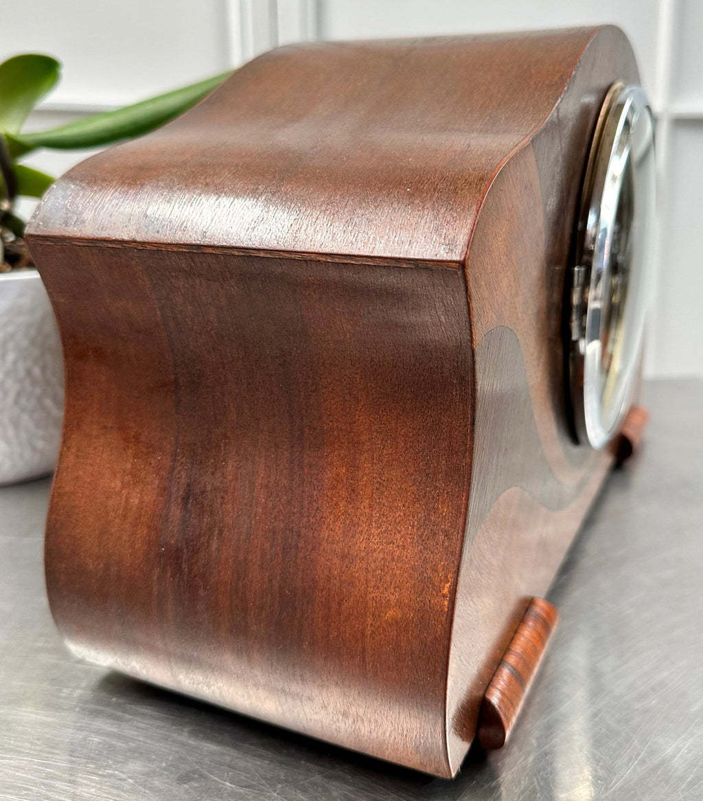 Vintage Enfield Hammer on Coil Strike Art Deco Mantel Clock | Adelaide Clocks