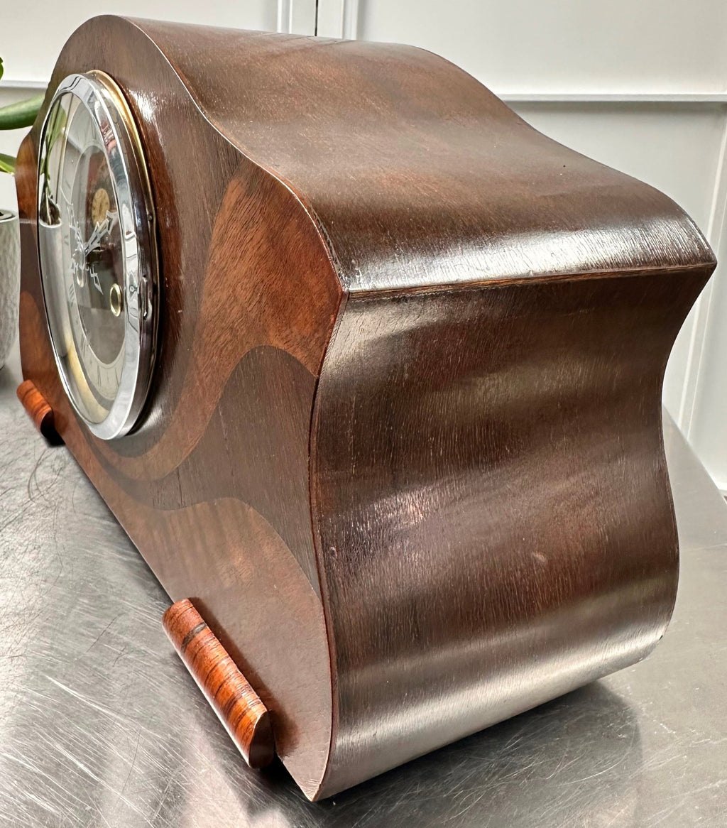 Vintage Enfield Hammer on Coil Strike Art Deco Mantel Clock | Adelaide Clocks