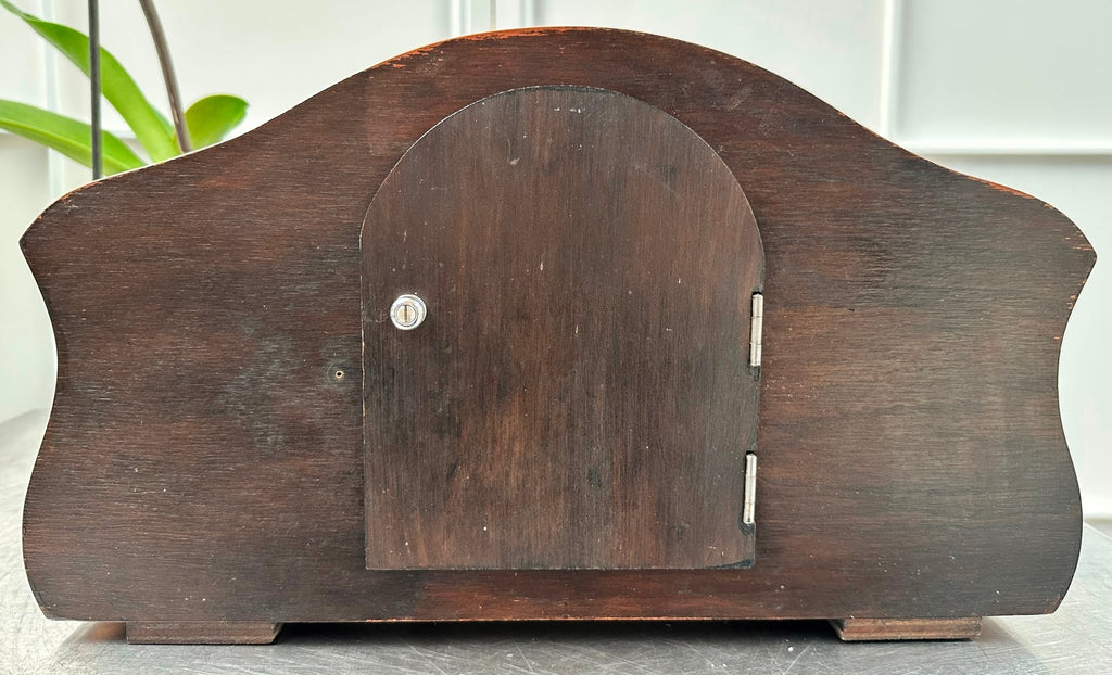 Vintage Enfield Hammer on Coil Strike Art Deco Mantel Clock | Adelaide Clocks