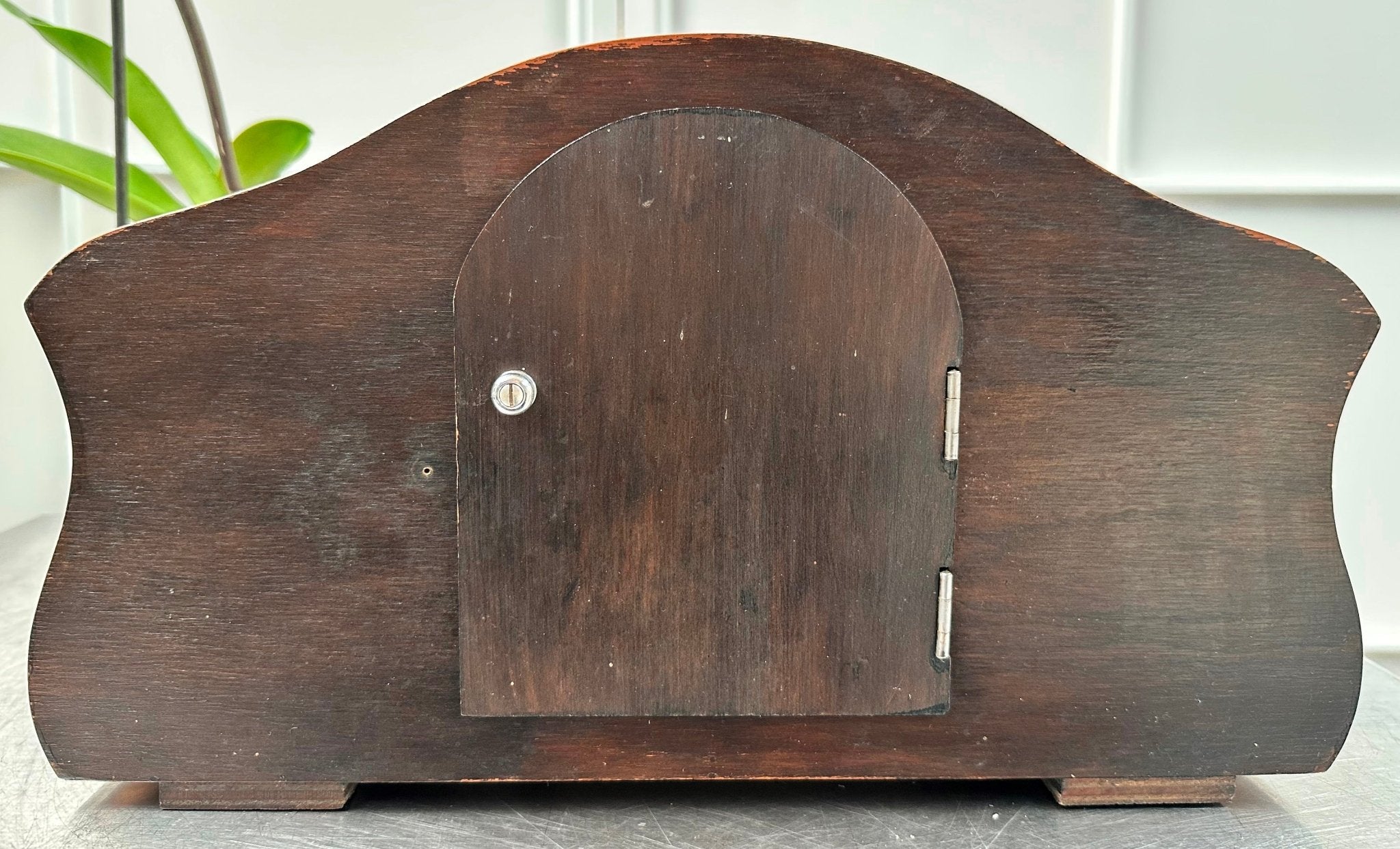 Vintage Enfield Hammer on Coil Strike Art Deco Mantel Clock | Adelaide Clocks