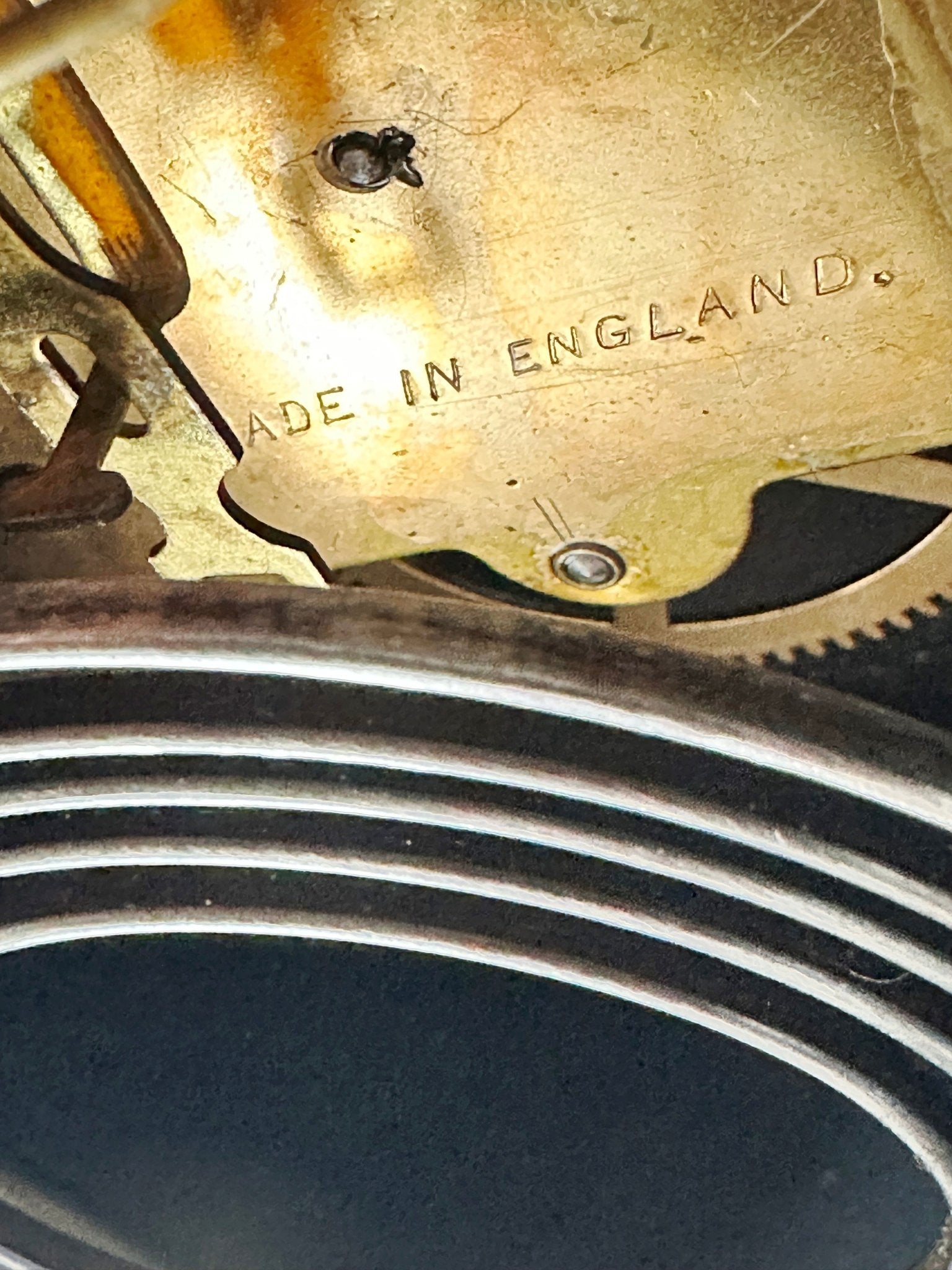 Vintage Enfield Hammer on Coil Strike Art Deco Mantel Clock | Adelaide Clocks