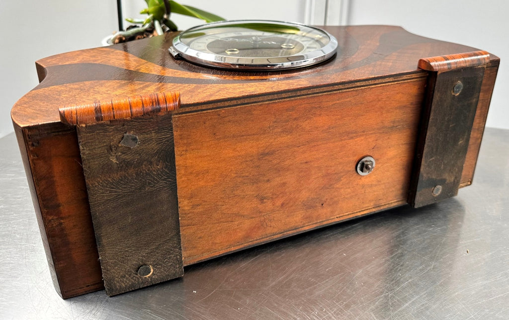 Vintage Enfield Hammer on Coil Strike Art Deco Mantel Clock | Adelaide Clocks