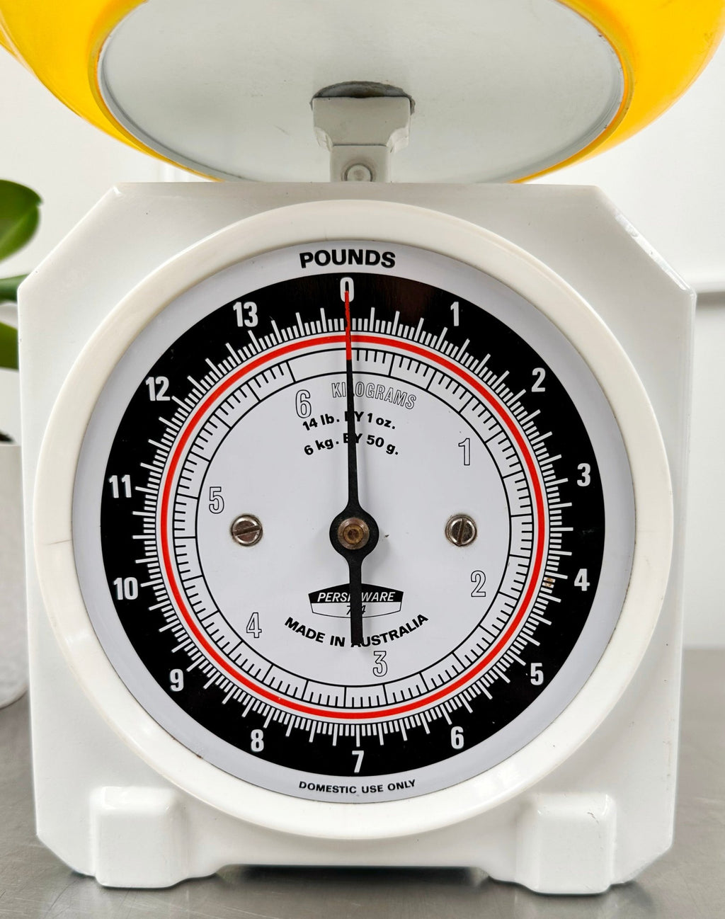 Original Vintage Persinware Metal Kitchen Scale | Adelaide Clocks