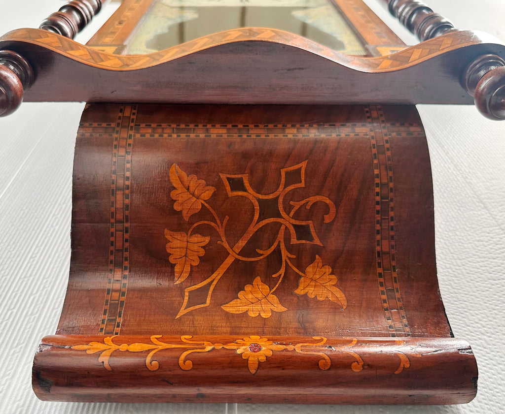 Antique New Haven Inlaid Bell Strike Wall Clock | Item# 2991 - Adelaide Clocks