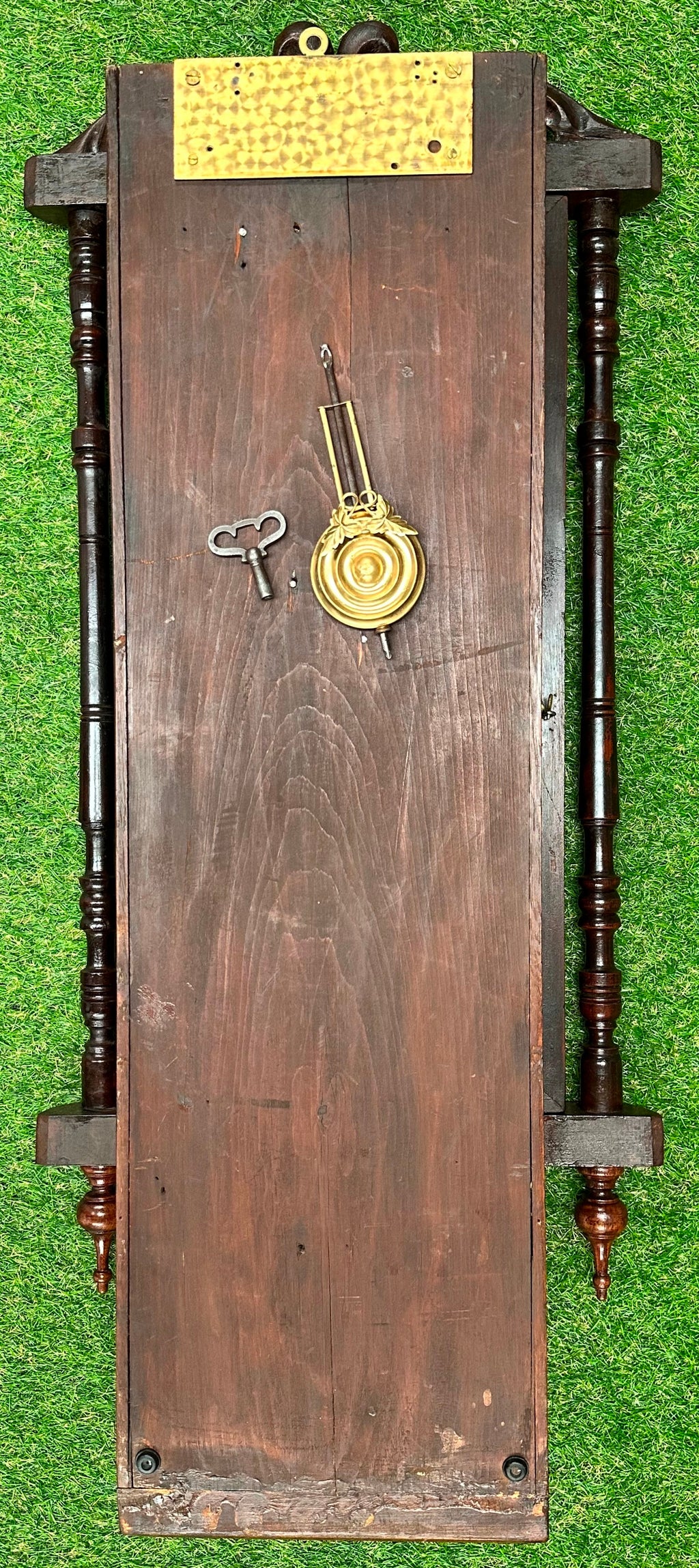 Antique New Haven Inlaid Bell Strike Wall Clock | Item# 2991 - Adelaide Clocks